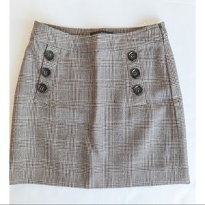 Banana Republic 00P Check Mini Skirt